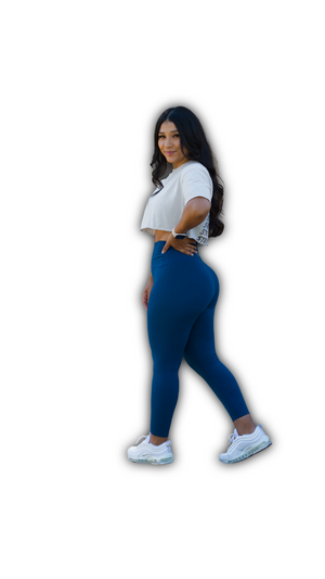 Hyped Leggings | Aurora Blue