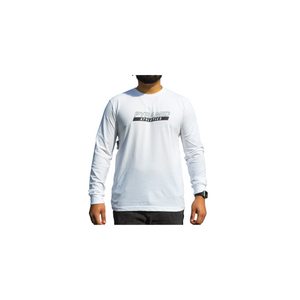 Slant Pyramid | White Long Sleeve