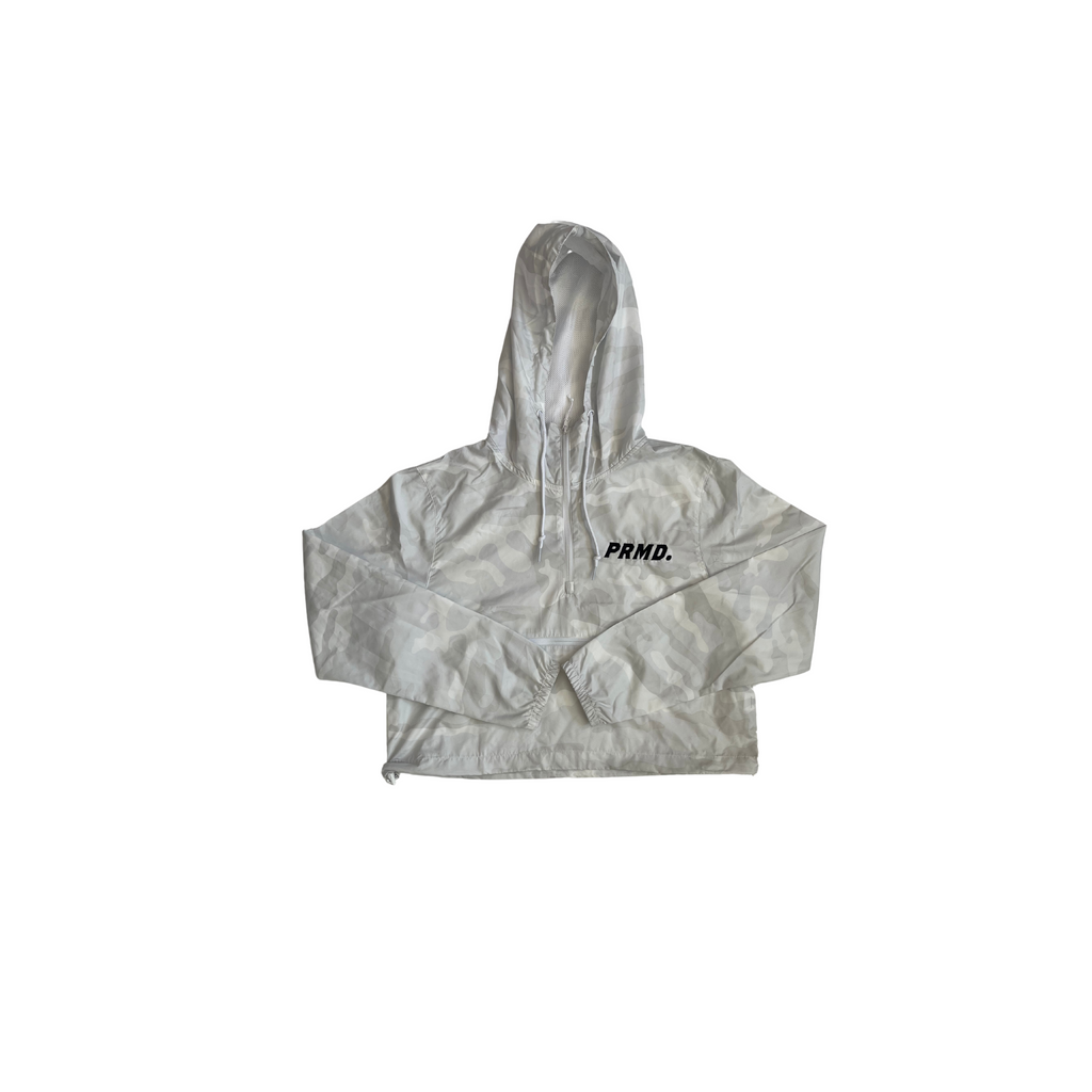 Cropped Camo White | Lifestyle/Performance Windbreaker